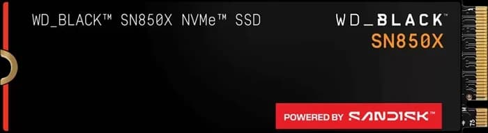 حافظه SSD اینترنال 1 ترابایت WD مدل BLACK SN850X WDS100T1X0E