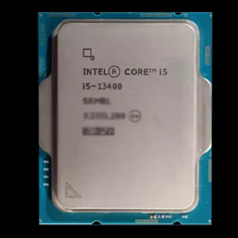 نمای جلو پردازنده Intel مدل Core i5 13400
