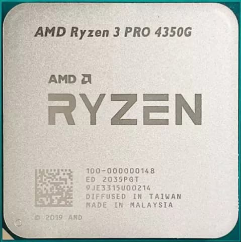 پردازنده AMD مدل Ryzen 3 Pro 4350G همراه با فن