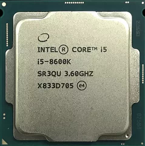 پردازنده 3.6 گیگاهرتز Intel مدل Core i5 8600K