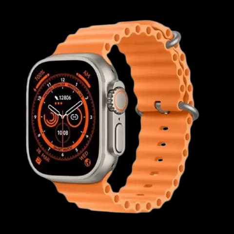 ساعت هوشمند Yesido مدل IO19 با بند اسپورت نارنجی