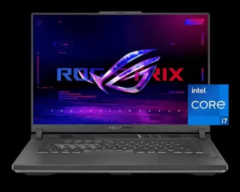 لپ تاپ 16 اینچ Asus مدل ROG Strix G16 G614JU - N3206 (i7 13620HX-16GB-1T SSD-RTX4050-WUXGA-Backlight-Bag-Mouse)