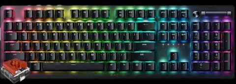 کیبورد سیمی گیمینگ Razer مدل DeathStalker V2 با سوئیچ قرمز