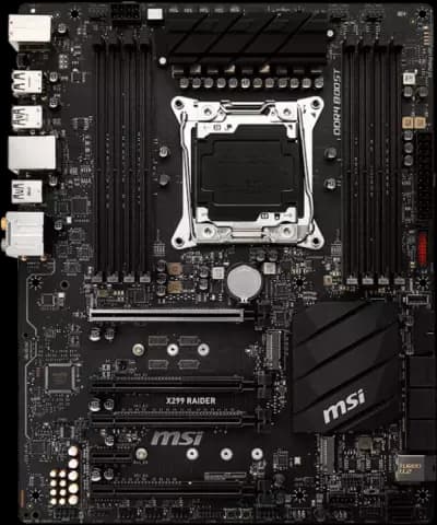 مادربرد MSI DDR4 مدل X299 RAIDER