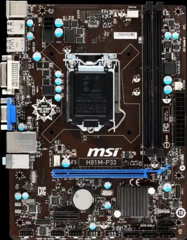 مادربرد MSI مدل H81M-P33