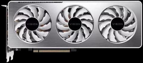کارت گرافیک GIGABYTE مدل RTX 3060 Ti VISION OC 8G