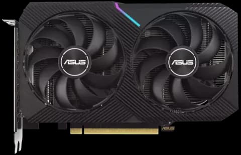کارت گرافیک ASUS مدل DUAL-RTX3060TI-8G-MINI-V2