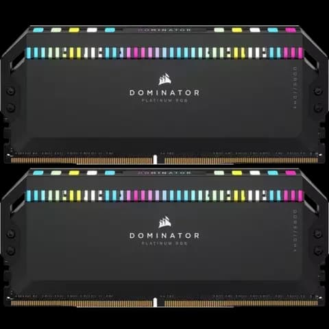 رم دسکتاپ (16GB*2) 32 گیگابایت Corsair مدل DOMINATOR PLATINUM RGB DDR5 5600MHz