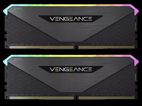رم دسکتاپ (16GB*2) 32 گیگابایت Corsair مدل VENGEANCE RGB RT DDR4 3600MHz
