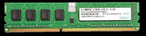 رم دسکتاپ (4GB*1) 4 گیگابایت Apacer مدل AU04GFA60CATBGC DDR3 1600MHz