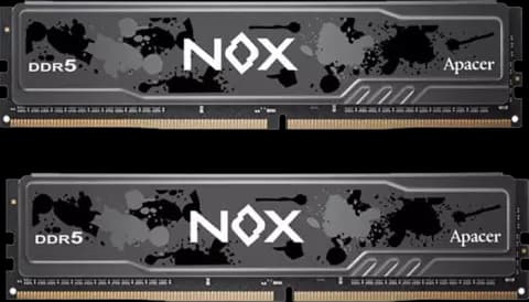 رم دسکتاپ (16GB*2) 32 گیگابایت Apacer مدل NOX DDR5 5200MHz