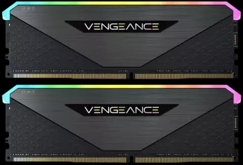 رم دسکتاپ (8GB*2) 16 گیگابایت Corsair مدل VENGEANCE RGB RT DDR4 3200MHz