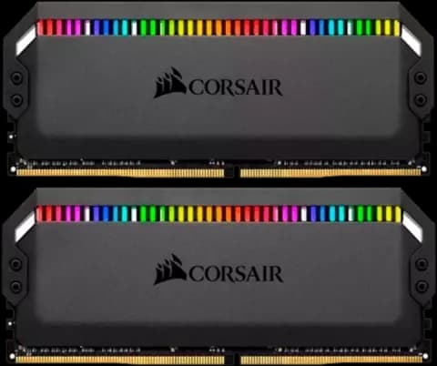 رم دسکتاپ 32 گیگابایت Corsair مدل DOMINATOR PLATINUM RGB DDR4 3200MHz