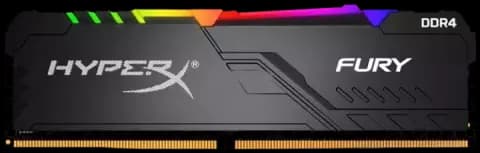 رم کامپیوتر 8 گیگابایت Kingston مدل HyperX FURY RGB HX436C17FB3A/8