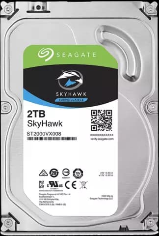 هارد اینترنال 2ترابایت Seagate مدل SURVEILLANCE SKYHAWK ST2000VX008