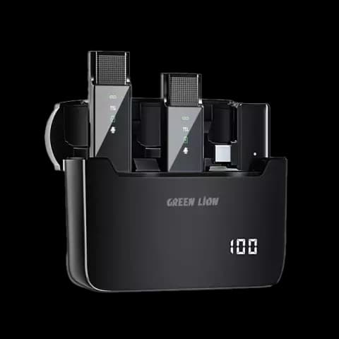 میکروفون یقهای Green Lion مدل GN2IN1DDMTCBK