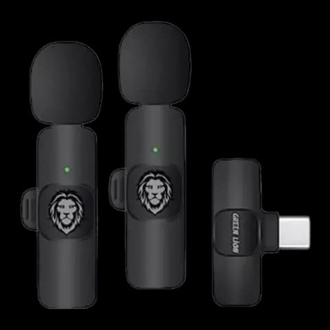 میکروفون یقهای بی سیم Green Lion مدل GN3WIRMICPBK