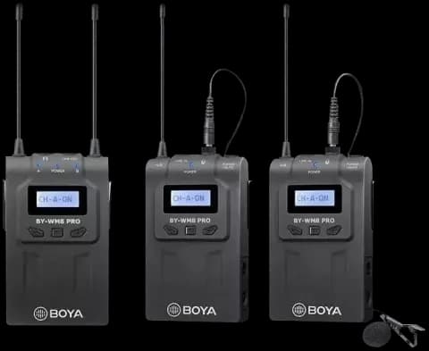 فرستنده و گیرنده میکروفون بی سیم Boya مدل BY-WM8 PRO-K2