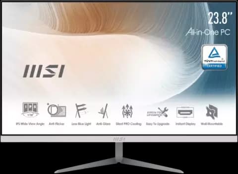 آل این وان (ALL IN ONE) 8 گیگابایت 512 گیگابایت 23.8 اینچ MSI مدل Modern AM241 11M