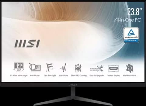 آل این وان (ALL IN ONE) 8 گیگابایت 1 ترابایت 256 گیگابایت 23.8 اینچ MSI مدل Modern AM241 11M