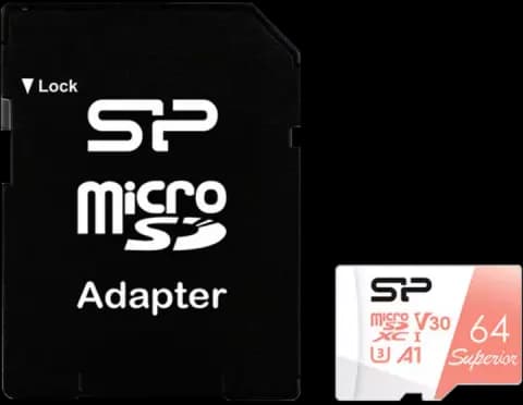 مموری کارت 64 گیگابایت Silicon Power مدل Superior همراه با آداپتور