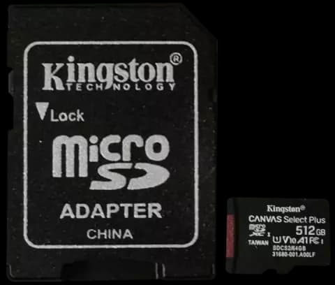 مموری کارت 512 گیگابایت Kingston مدل Canvas Select Plus