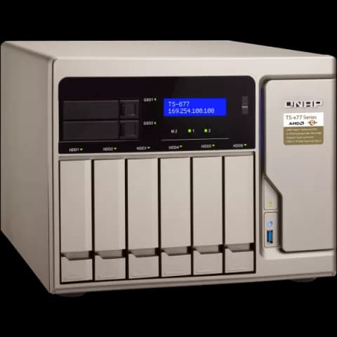 ذخیره ساز تحت شبکه QNAP مدل TS-877-1600-8G